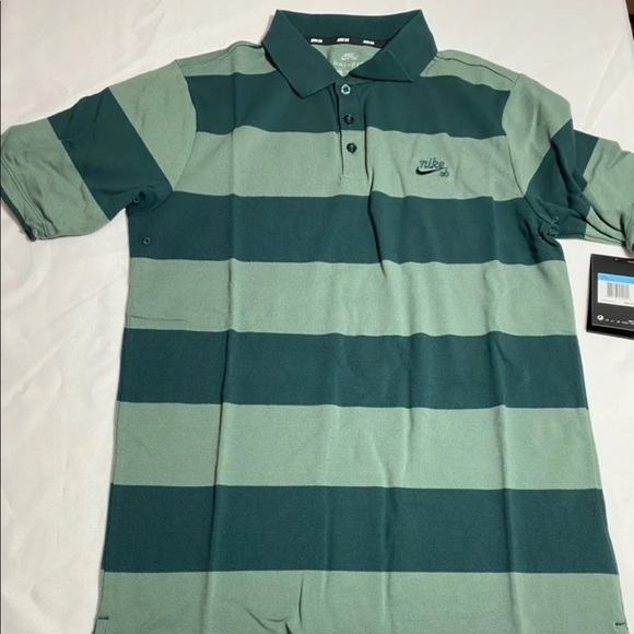 nike sb striped polo